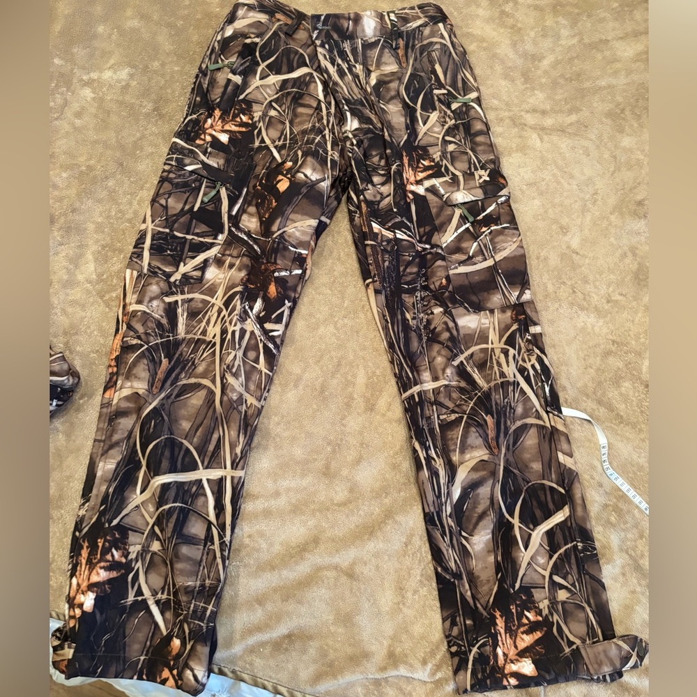 New View Quiet, Fleece lined, water resistant Camouflage Pants Size L